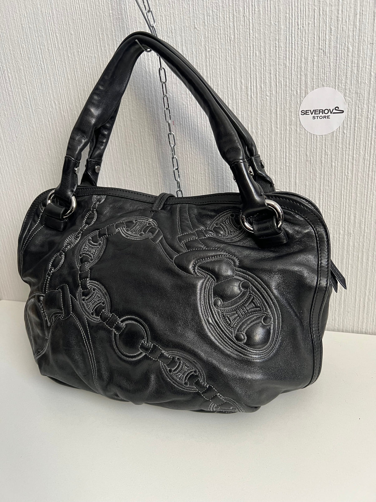 Celine Black Bittersweet Leather Handbag