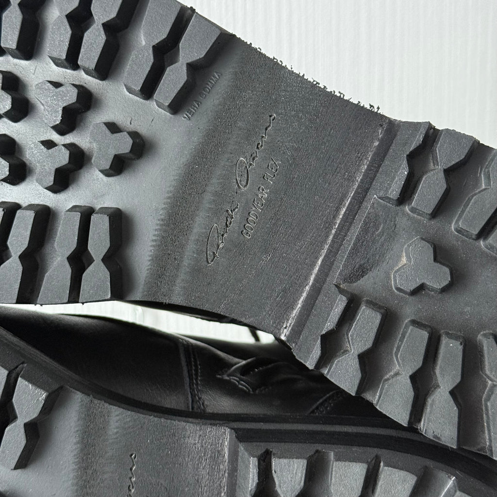 Rick Owens Black Army Boots
