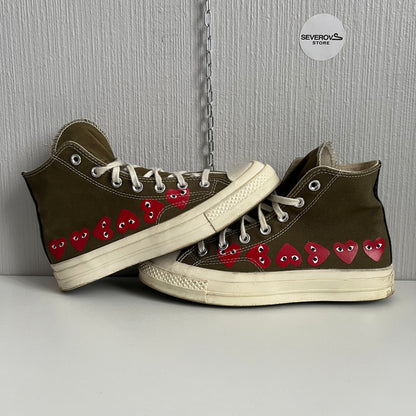 Comme des Garçons Play x Converse Chuck 70 Hi Top Multi Heart Women’s Shoes