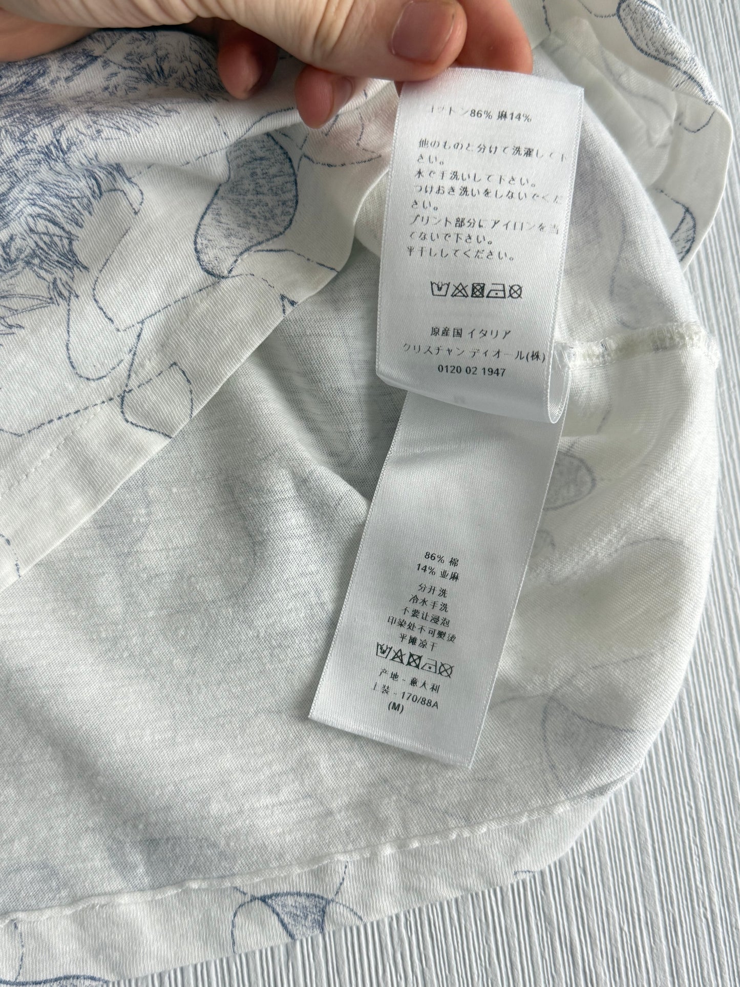 Christian Dior Around The World White T-Shirt