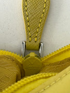 Prada Re-edition 2000 Nylon Shoulder Bag In Yellow