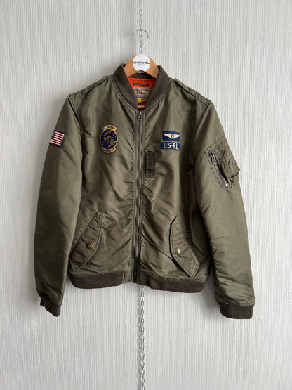 Polo Ralph Lauren Khaki Twill Bomber Jacket
