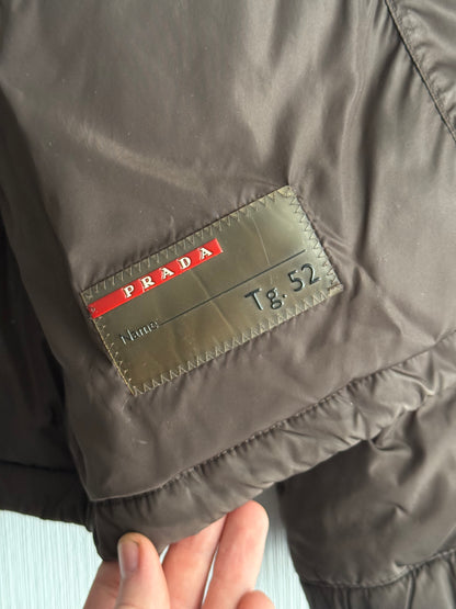 Prada Brown Nylon Down Jacket