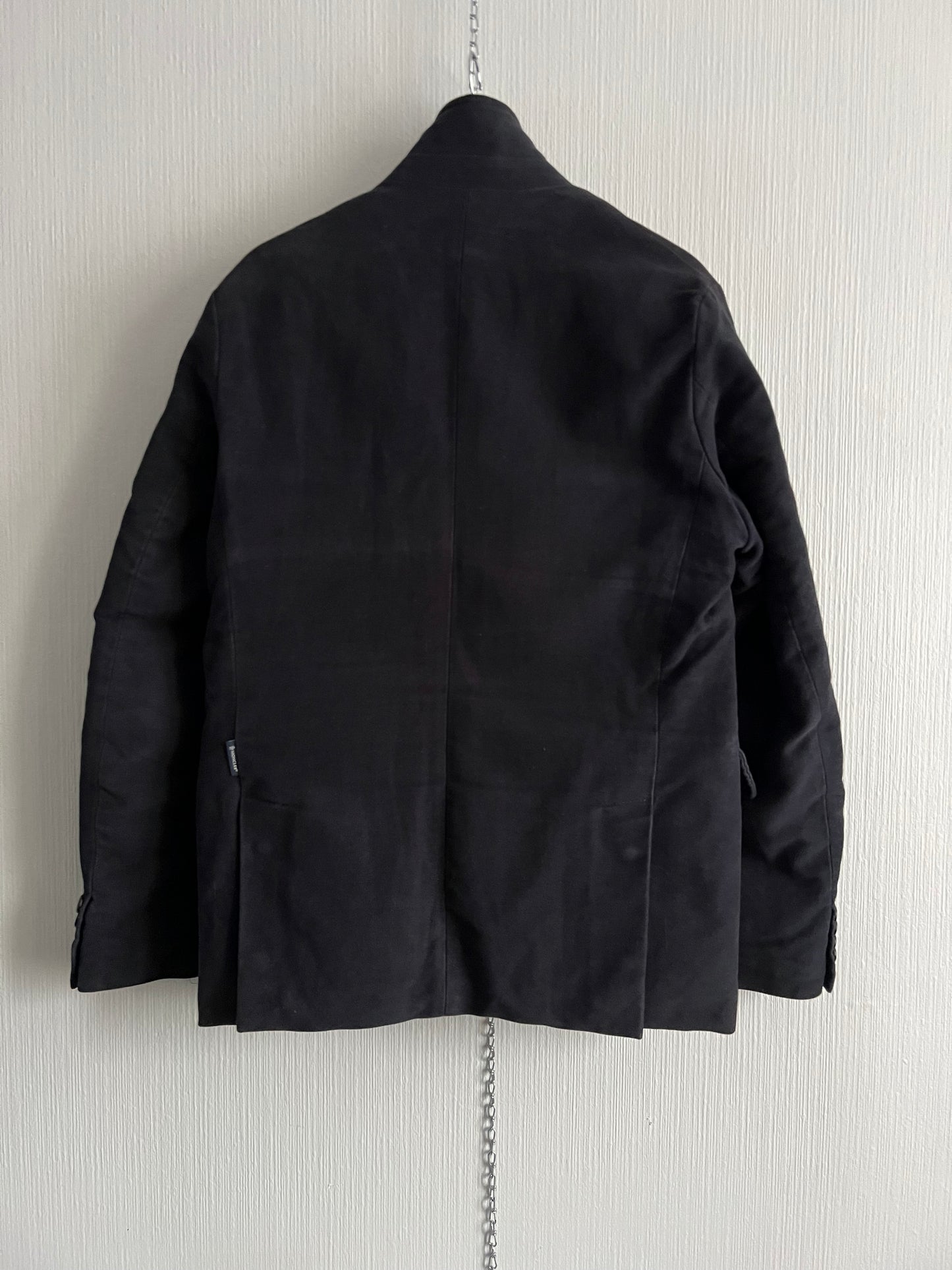 Moncler Claude Black Cotton Down Blazer Mens Jacket