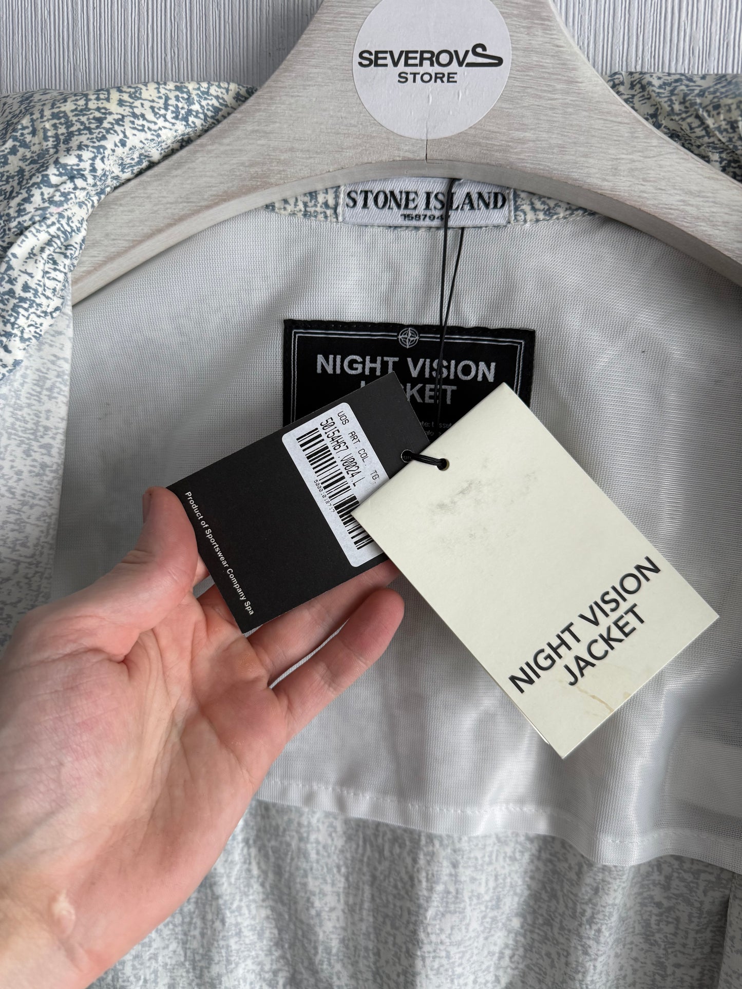 Stone Island SS09 Night Vision Luminescent and Heat reactive Jacket