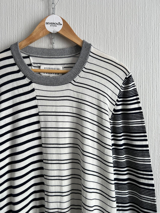 Maison Margiela Reconstructed Striped Sweater