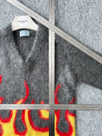 Prada FW18 Flame Mohair Sweater