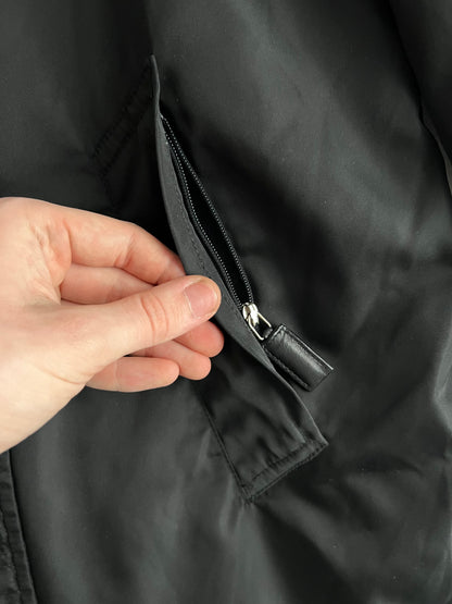 Prada Milano Nylon Black Womens Trench Coat