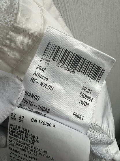 Adidas X Prada RE-Nylon Hooded Track Jacket White