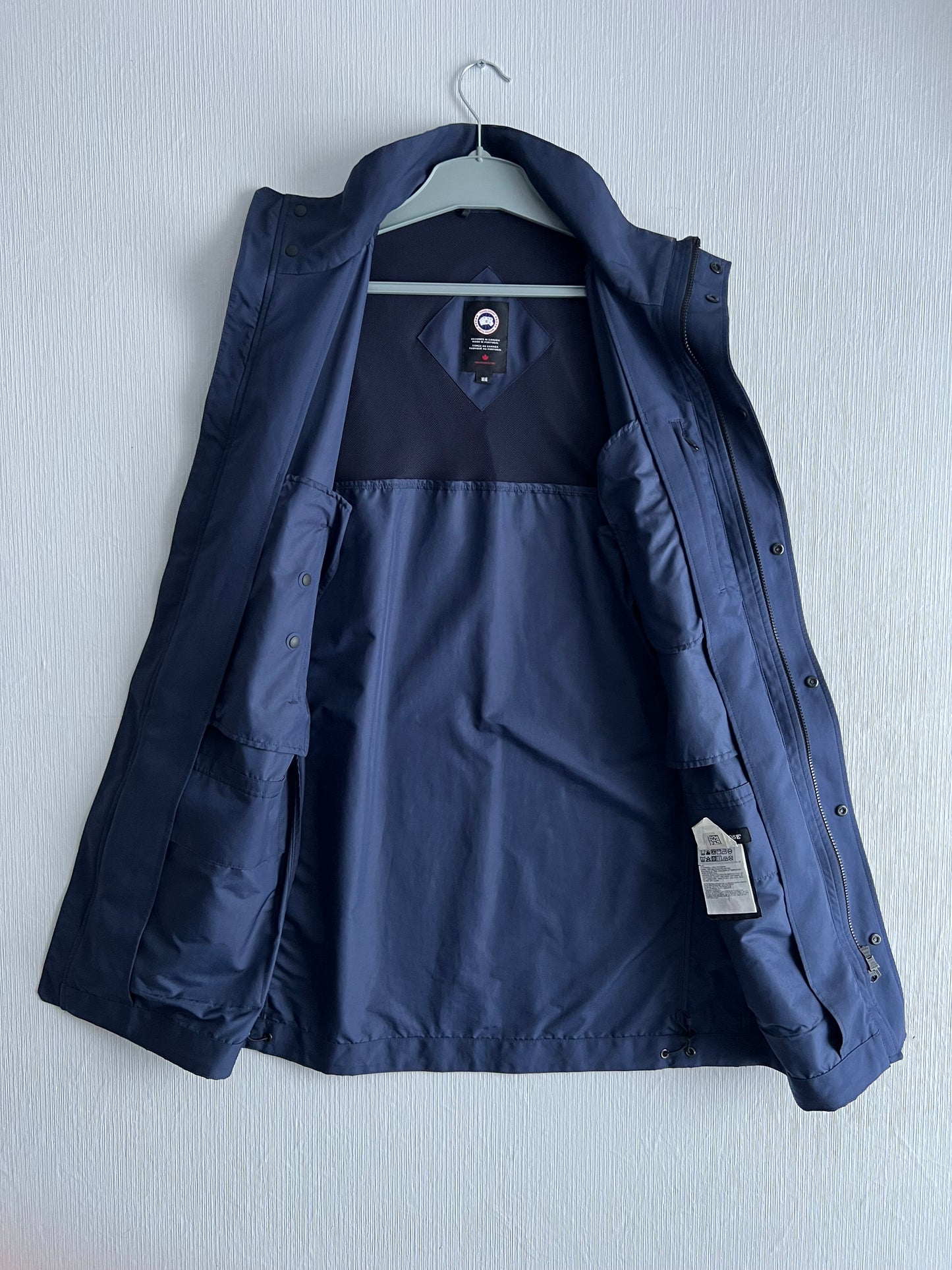 Canada Goose Mens Wind Jacket Crew Navy Trench