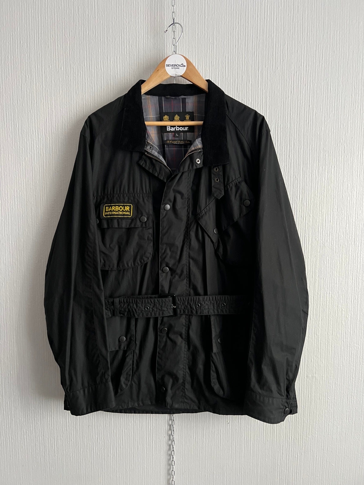 Barbour Flyweight Wax International Multipocket Jacket