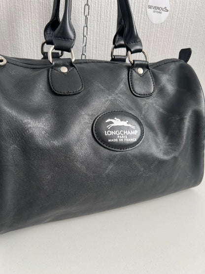 Longchamp Black Leather Bag