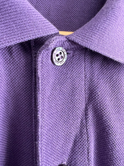 Dior Purple Cotton Mens Polo Shirt