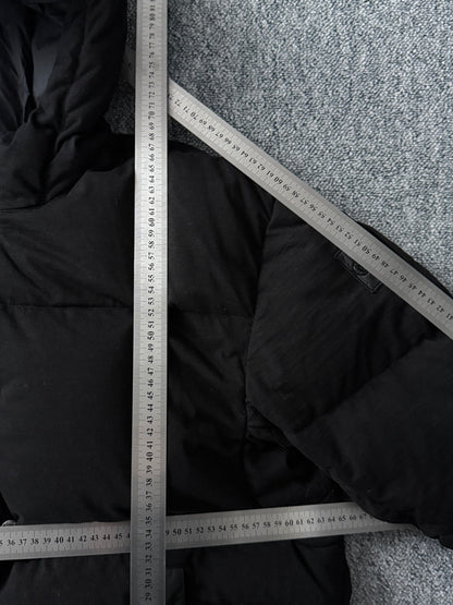 Stone Island Shadow Project FW21 High Density R-Nylon Jersey Real Down Jacket in Black