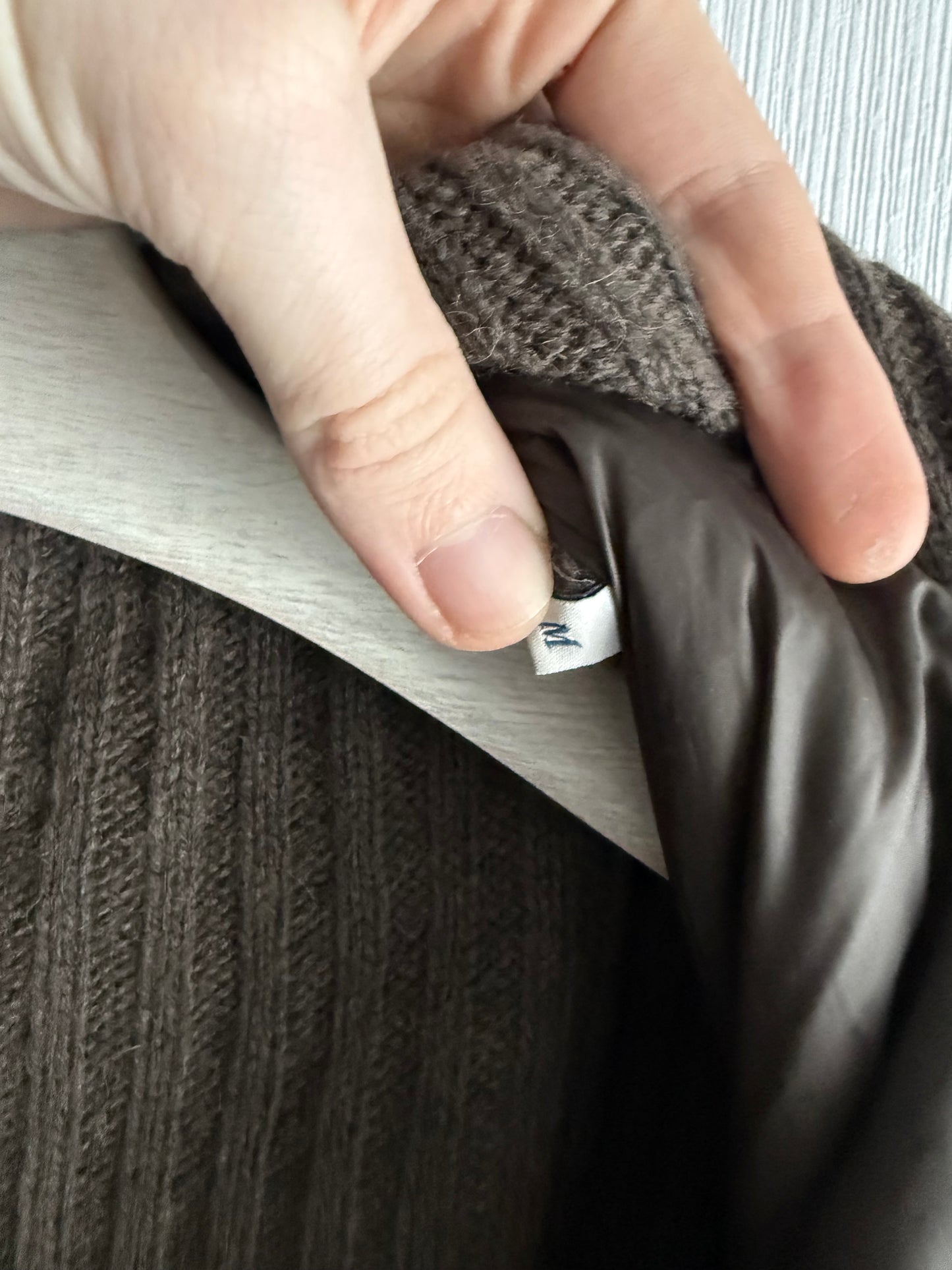 Moncler FW18 Rabbit Fur Camo Zip Up Cardigan Sweater