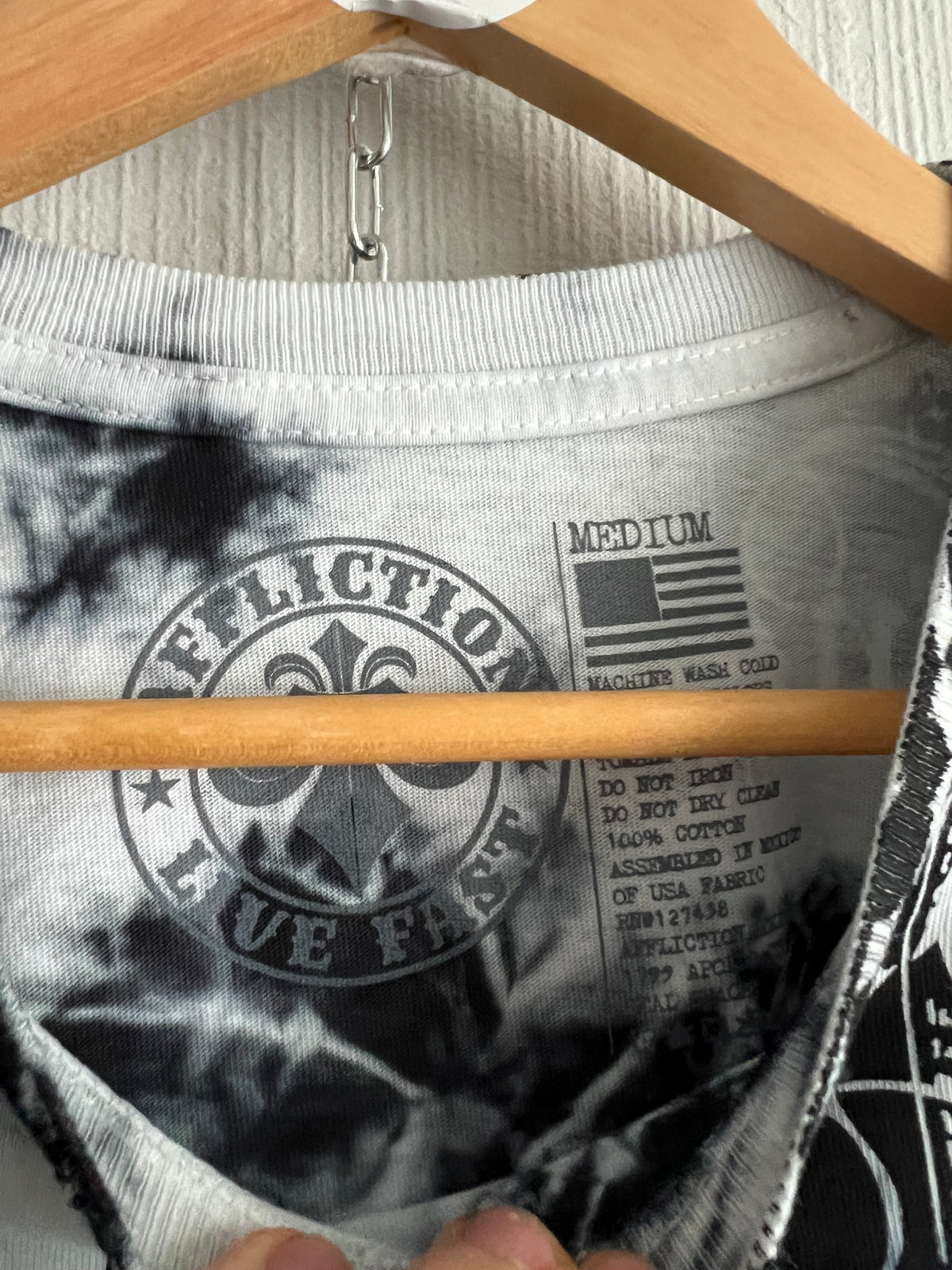Affliction Mens Cotton Longsleeve Shirt