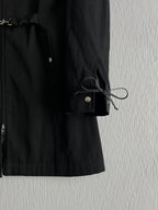 Miu Miu 00s Archive Wool Coat Bondage Belt