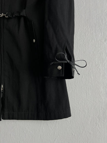 Miu Miu 00s Archive Wool Coat Bondage Belt