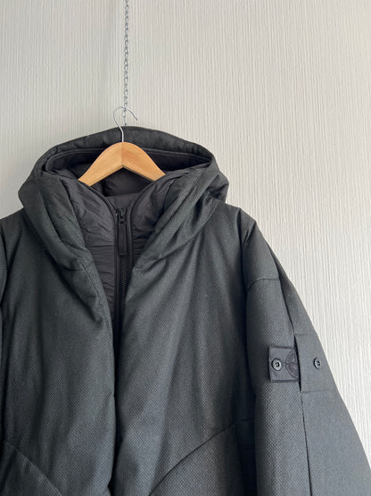 Stone Island Shadow Project Textile Non-wowen Poly Down Grey Jacket