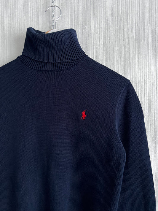 Polo Ralph Lauren Men’s Navy Cotton Turtleneck
