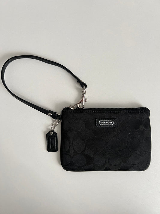 Coach Wristlet Signature Wallet Wrist Bag