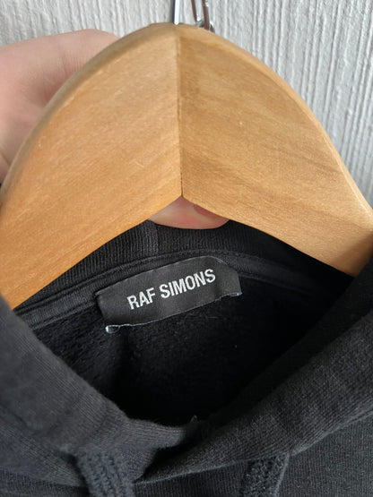 Raf Simons AW19 Burning Down Black Hoodie