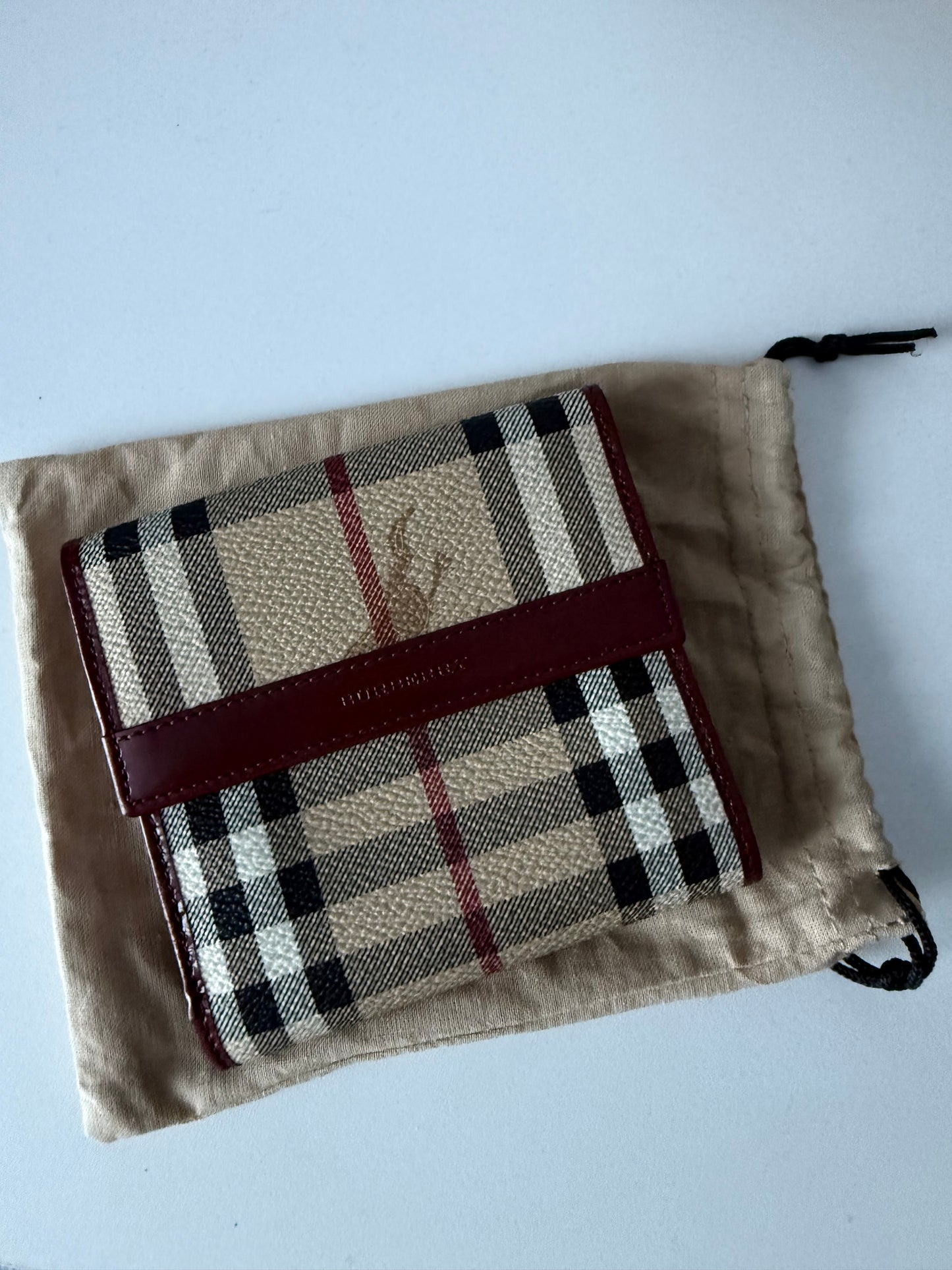 Burberry Nova Check Shoulder Bag with Wallet
