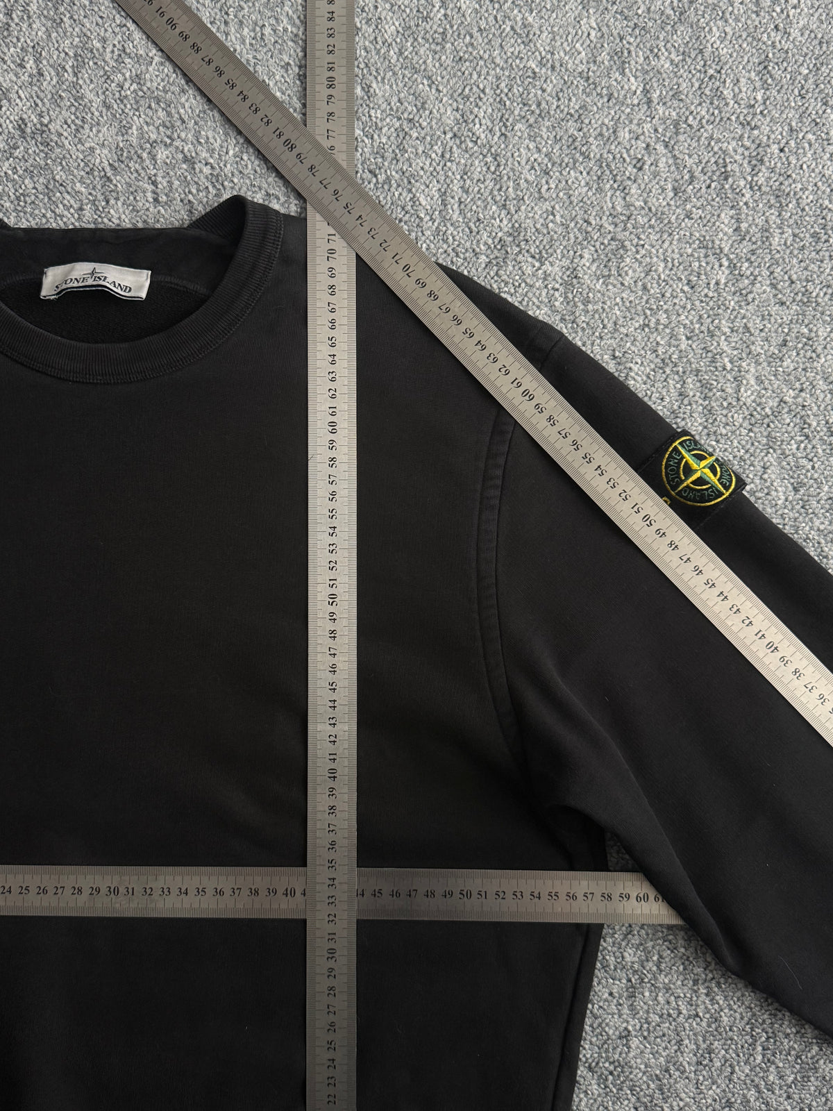 Stone Island AW22 Oversized Sweatshirt in Black
