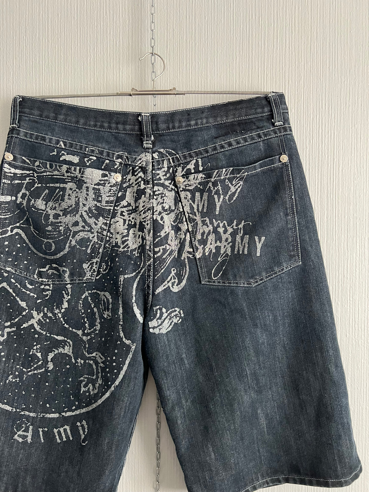 Royal Army Vintage Denim Baggy Shorts