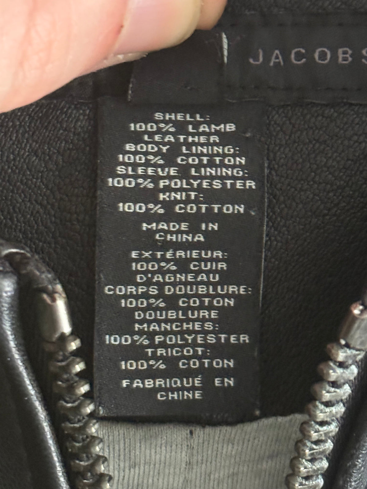 Marc by Marc Jacobs Leather Hoodie Jacket