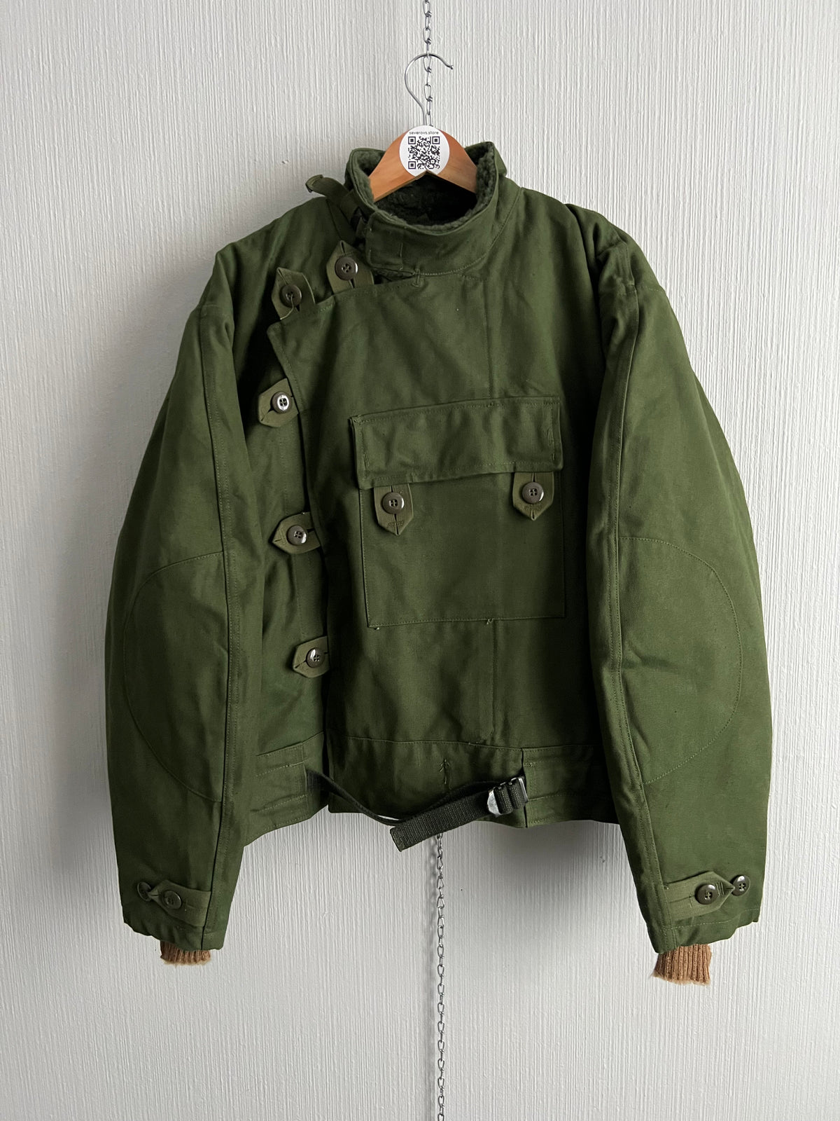 Severov’s Store Authentic Vintage 60s Swedish Military Motorcycle Jacket worn by Pharrell Williams — product photo