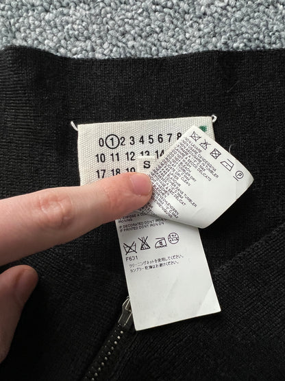 Maison Martin Margiela Line 1 Dark Grey Spiral Zipper Jumper – Fall 2012