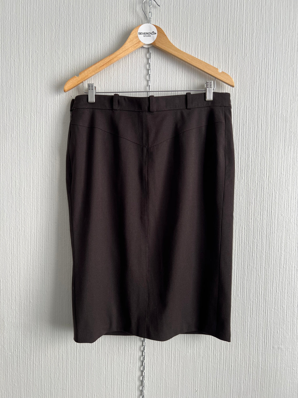 Hermes by Maison Margiela H Button Wool Skirt
