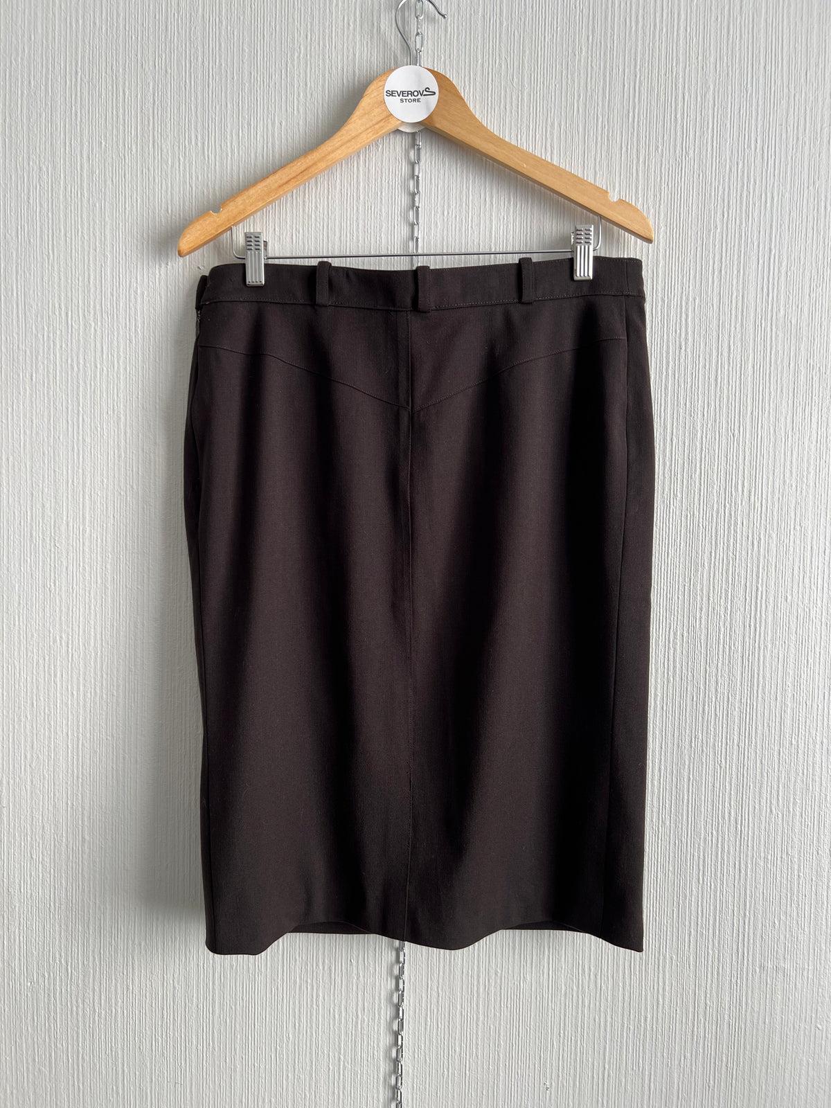 Hermes by Maison Margiela H Button Wool Skirt