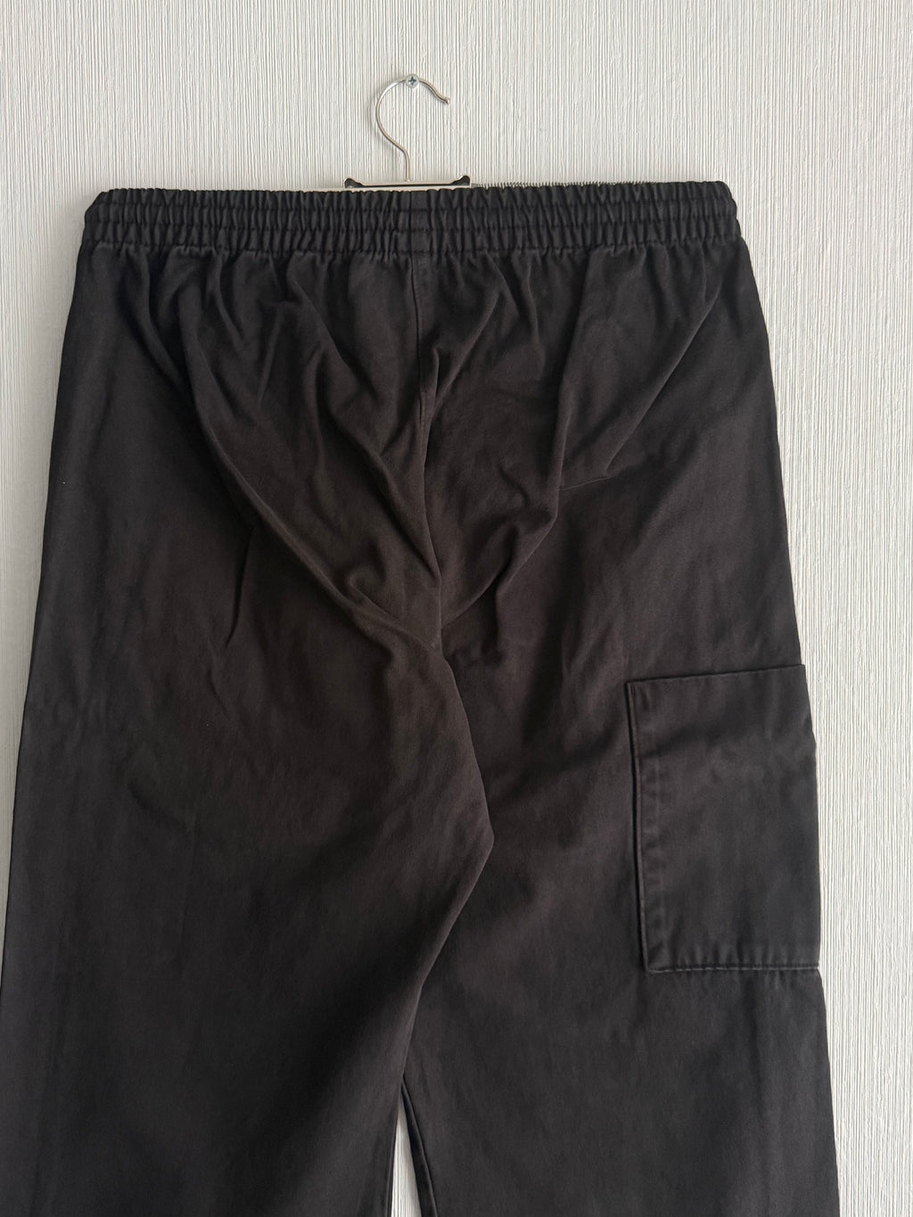 Yeezy Gap Engineered by Balenciaga Sateen Black Cargo Pants