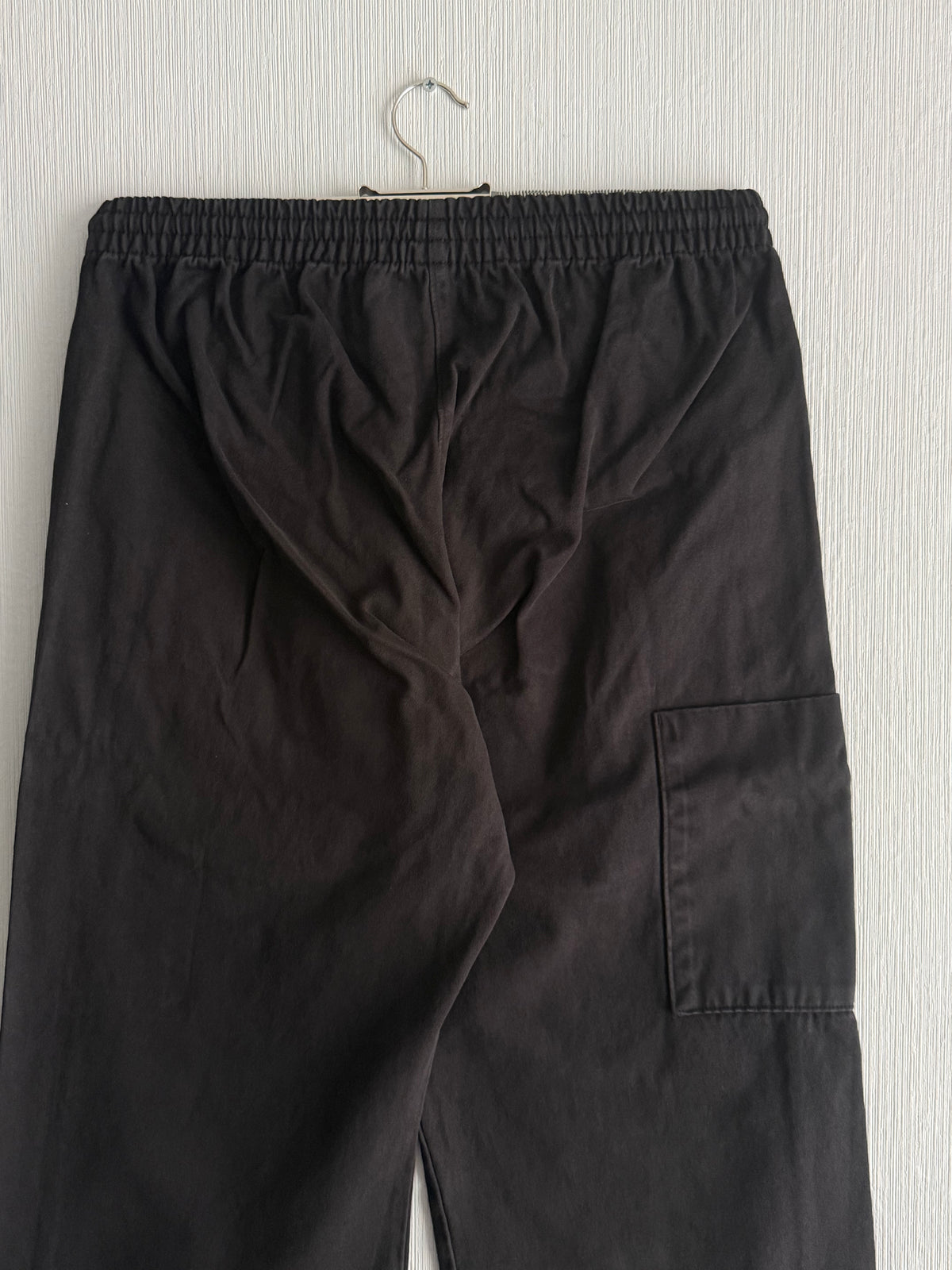 Yeezy Gap Engineered by Balenciaga Sateen Black Cargo Pants