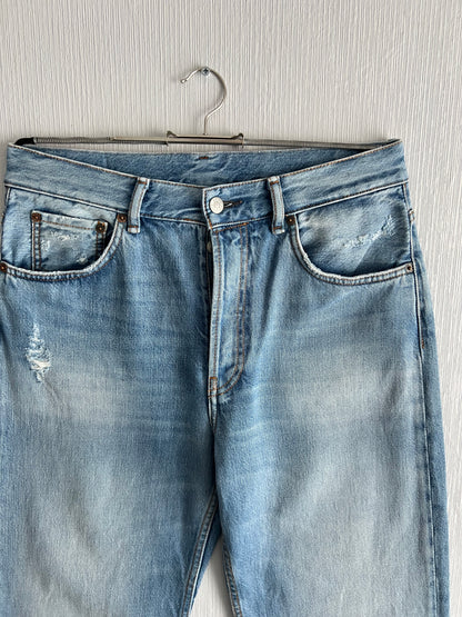 Acne Studios 2021F Light Blue Vintage Mens Denim Pants