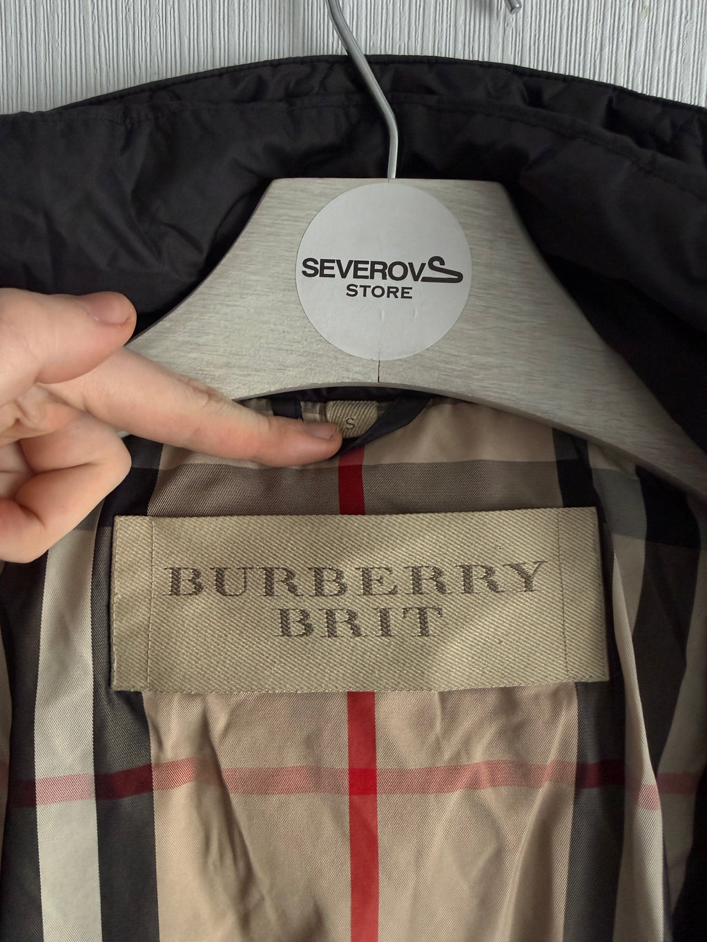 Burberry Brit Black Down Puffer Jacket