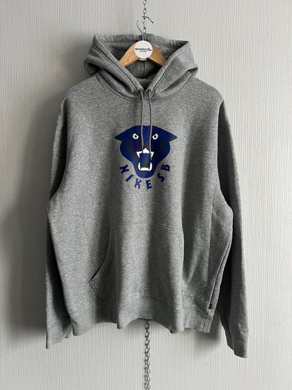 Nike SB Front Pattern Grey Cotton Hoodie