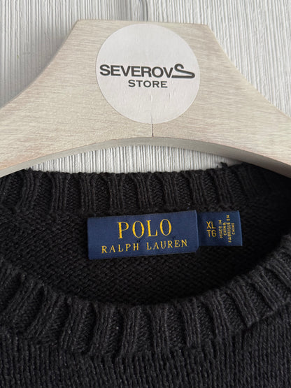 Polo Ralph Lauren Cocoa Bear Sweater Black Knit
