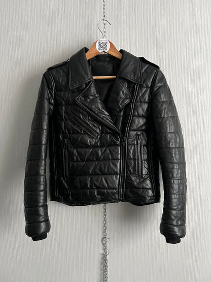 Alexander Wang H&M Quilted Genuine Leather Jacket