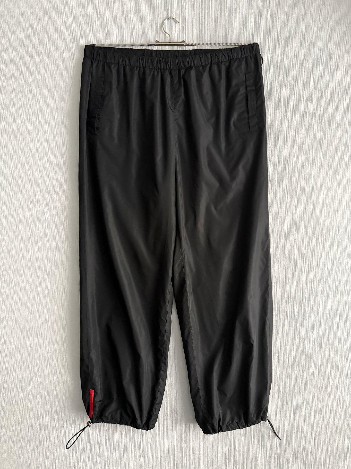 Prada Sport SS99 Red Tab Nylon Parachute Pants