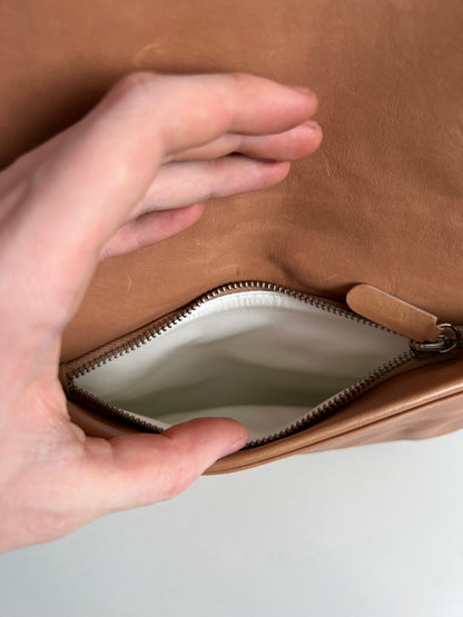 Maison Martin Margiela X H&M Light Brown Leather Tote Bag