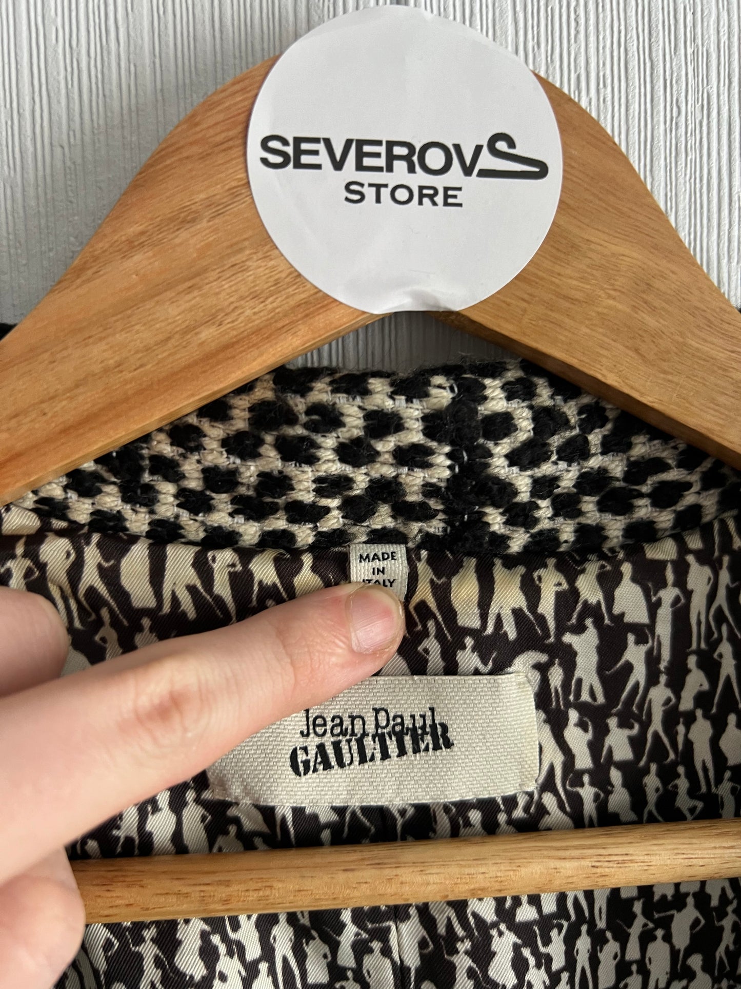 Jean Paul Gaultier FW2013 Gloomy Shadow Japan Profile Coat