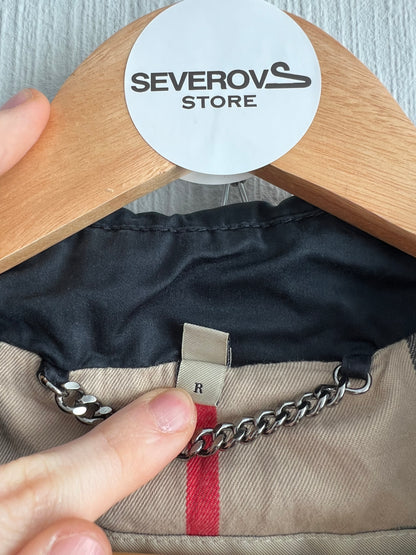 Burberry London Kensington Navy Cotton Trench Coat