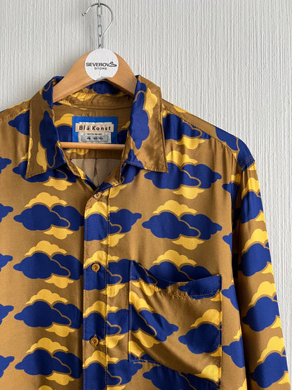 Acne Studios Bla Konst Road Print Button Up Shirt