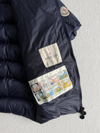 Moncler Arles Navy Down Sleeveless Jacket