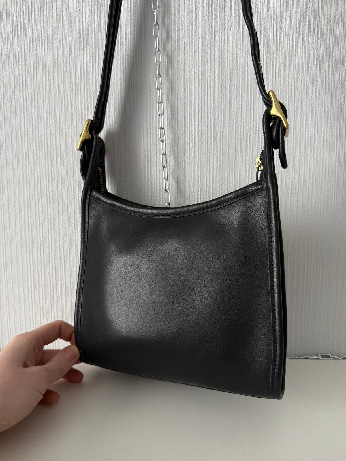 Coach 9997 Legacy Vintage Black Genuine Leather Crossbody Bag
