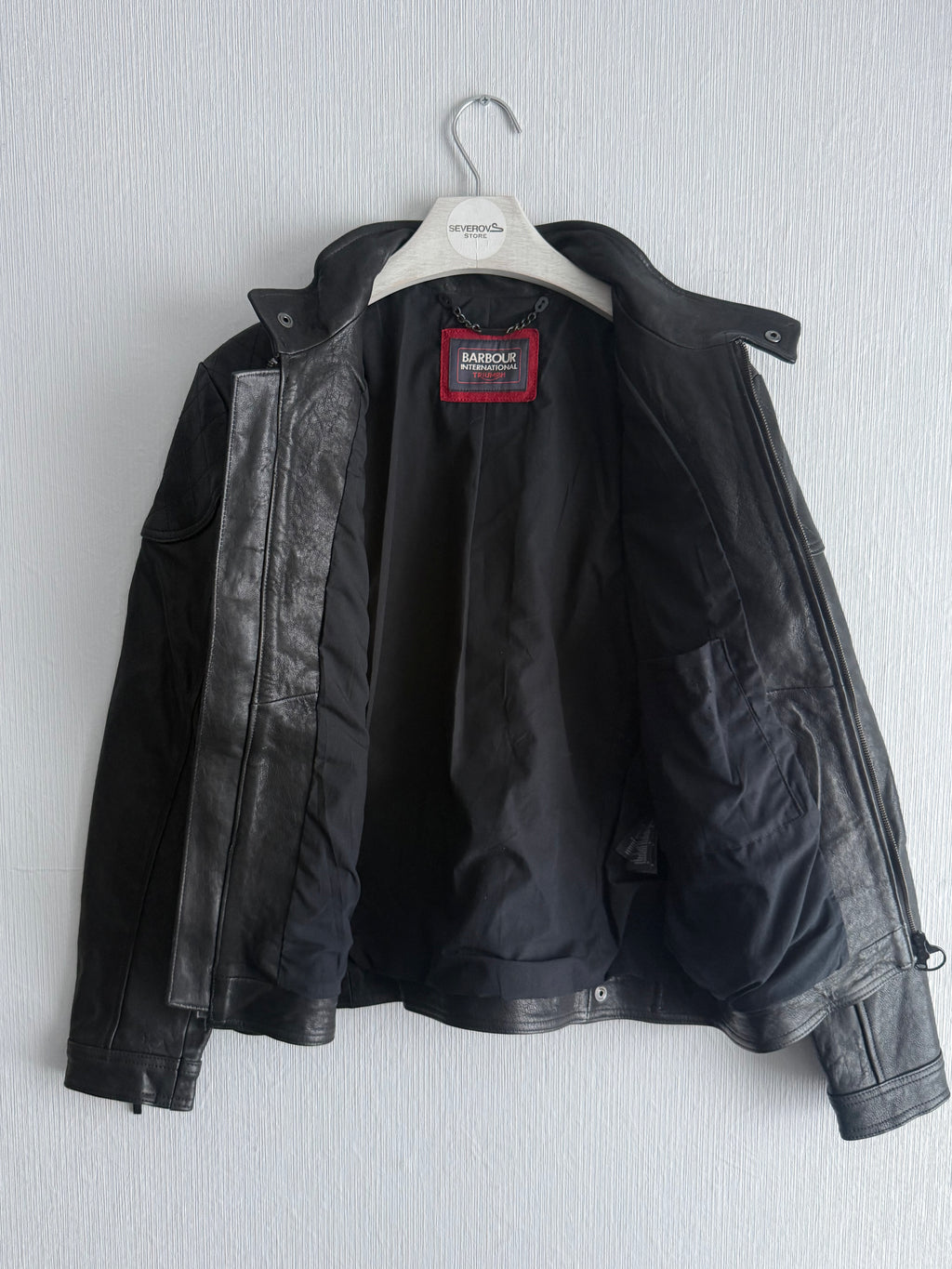 Barbour Triumph Racer Leather Jacket