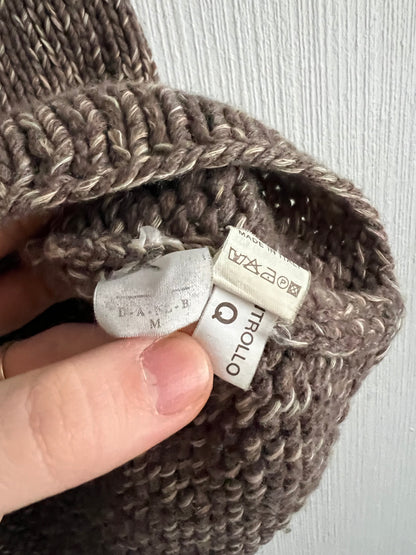 Brunello Cucinelli Cashmere Brown Vest Knit Sweater Gilet